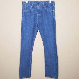 Wallace & Barnes Slim Selvage Button Fly Jeans